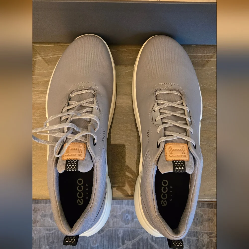 GOLF Ecco Men's Gray and Yellow Sneakers Biom Cloudlite 11-11.5 BNIB - Picture 4 of 6